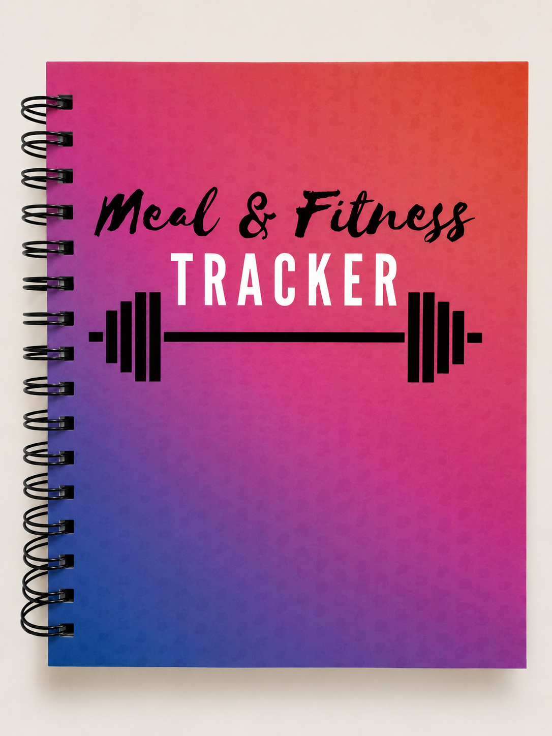 90 Day Meal & Fitness Tracker Notebook