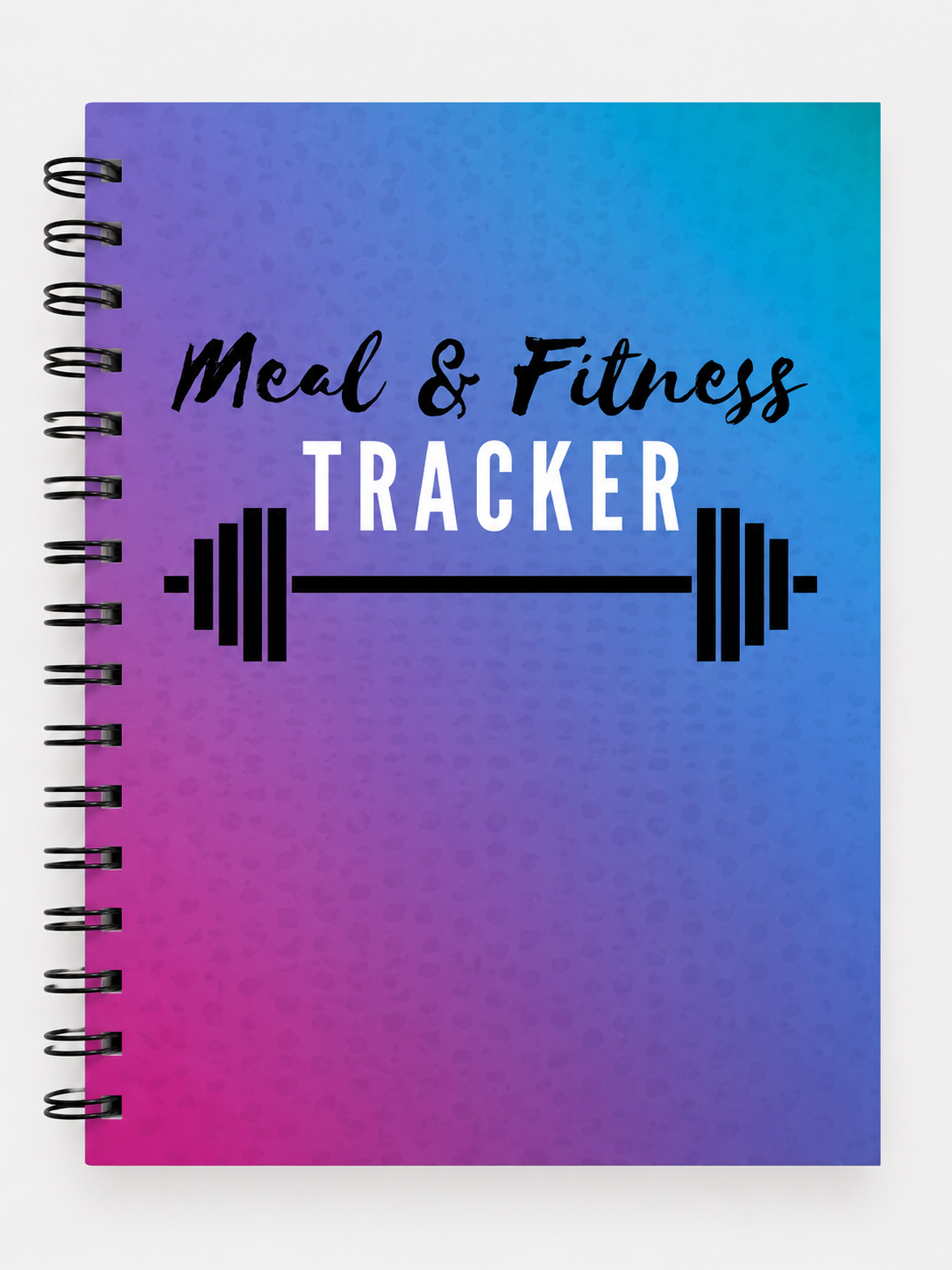 90 Day Meal & Fitness Tracker Notebook